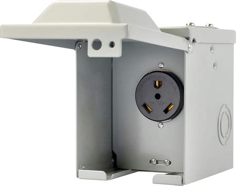 30 amp exterior weatherproof electrical box|shallow outdoor round electrical box.